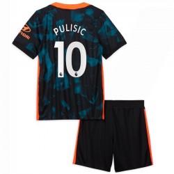 Camisola Chelsea Christian Pulisic 10 Criança Equipamento Terceiro 2021-2022 Manga Curta